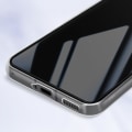 Miniatyrbillede 3 af 6: Etui til Nothing Phone 2 Silikone Gel og hærdet glas Faset kant Sort Svart