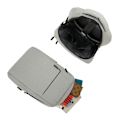 Miniatyrbillede 2 af 2: Rygsæk til computer 15,6 tommer med indbygget USB-port - Gallantry - Grå