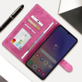 Miniatyrbillede 3 af 5: Taske til Samsung Galaxy A05 - AVIZAR - Børstet effekt imiteret læder - Pink håndledsrem Rosa