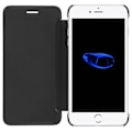 Miniatyrbild 3 av 4: Svart Mirror Folio Fodral Skal iPhone 7 Plus / iPhone 8 Plus Genomskinlig flik Svart