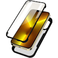 Pikkukuva 1 / 4: iPhone 13 Pro Kuori - ILMOITA - Takana Plexiglas - Edessä Polymeeri - Vahvistetut Kulmat - Musta Svart