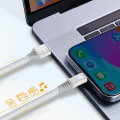 Miniatyrbild 4 av 6: USB till Lightning-kabel Nylonflätad 1,5 m Ladda och överför LinQ Silver