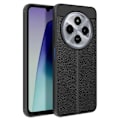 Miniatyrbillede 2 af 5: Cover til Xiaomi Redmi 14C Silikone Læder Effekt Prægning Sort Svart