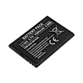 Miniatyrbillede 1 af 3: Batteri BP-4L 3,7V 1200mAh Li-ion Kompatibel med Nokia E61i E90 Langvarig Batterilevetid Sort Svart