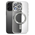 Pikkukuva 1 / 6: MagSafe kotelo iPhone 16 Pro Max Silicone Silver Chrome Contour -sovellukselle Grå