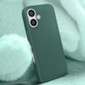 Miniatyrbild 3 av 6: Skal till iPhone 16 Plus - AVIZAR - Halvstyv Soft-touch - Grön - Stötsäker och repskydd Grön