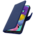 Pikkukuva 2 / 4: Folio-kotelo - Samsung - Galaxy A51 - Yösininen - Silikoni-geeli - Video tukitoiminto Midnattsblå