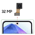 Miniatyrbillede 3 af 4: Frontkamera til Samsung Galaxy A55 32MP Selfie Sensor Samsung Sort Svart