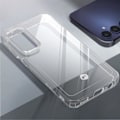 Miniatyrbild 4 av 6: Stötsäkert fodral - FORCELL - Samsung Galaxy A15 5G - Transparent - Upphöjda kanter - Kristallklar finish Transparent