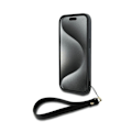 Miniatyrbillede 6 af 6: DKNY håndledsrem Stock-logo - etui til iPhone 14/15/13 (sort)