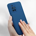 Pikkukuva 4 / 4: Suojakuori - AVIZAR - Xiaomi Redmi 10 - Puolijäykkä silikoni - Soft-touch viimeistely - Sininen Blå