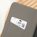 Miniatyrbillede 3 af 5: Etui til Samsung Galaxy M35 - AVIZAR - Sort klap - Kortholder - Støtte - Semi-stiv Svart