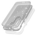 Miniatyrbillede 3 af 5: Glitter Case til Samsung Galaxy S23 Plus - AVIZAR - Spark Case - Semi-stiv - Grå - Robust beskyttelse Grå
