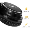 Pikkukuva 5 / 5: Langaton Bluetooth-kuulokkeet sisäänrakennetulla mikrofonilla Inkax Musta Svart