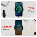 Pikkukuva 4 / 5: QI Wireless Charger Power 15W Pikalataus Liukumattomat Pads XO