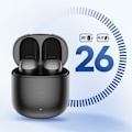 Pikkukuva 4 / 6: In-ear kuulokkeet - 3MK - FlowBuds - Bluetooth 5.3 - 26 tunnin akunkesto - Hienkestävä Svart