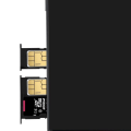 Pikkukuva 3 / 4: SIM-korttipaikka - AVIZAR - Samsung Galaxy J5 2017 - Musta - 2x nano SIM-korttia + microSD - Vaihto svart