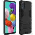 Miniatyrbillede 1 af 4: Samsung Galaxy A51 cover - AVIZAR - Stødbeskyttelse - Video Support - Sort - Bi-materiel Svart