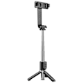 Miniatyrbillede 1 af 5: Integreret Bluetooth Selfie Stick Udtrækkelig 80 cm XO Sort