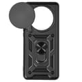 Coque - Mayaxess - Honor Magic 7 Pro - Stødabsorberende - Støtte Ring - Integreret Kameradække Svart