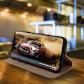Miniatyrbild 3 av 4: iPhone 11 Pro Max Fodral - AVIZAR - Folio Plånboksfodral - Ekoleder - Gul - Stöd funktion Gul