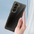 Pikkukuva 3 / 4: Kotelo Samsung Z Fold 5 Soft Iskunkestävälle April-sarjan kotelolle Harmaa ääriviiva