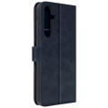 Miniatyrbild 1 av 6: Fodral till Samsung Galaxy A55 - AVIZAR - Handledsrem Flip Wallet Support - Midnight Blue Blå