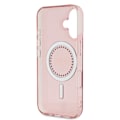 Pikkukuva 6 / 6: Coque Guess IML Strass MagSafe for iPhone 16 (Vaaleanpunainen)