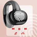 Pikkukuva 4 / 6: XO Air Conduction Bluetooth -kuulokkeet sisäänrakennetuilla mikrofoneilla XO Black Svart
