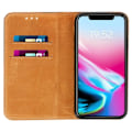 Miniatyrbillede 3 af 4: Læder pungcase - AVIZAR - iPhone X / XS - Sort - Blød skal - Støttefunktion Svart