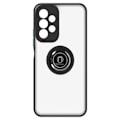 Miniatyrbild 1 av 5: Samsung Galaxy A13 Bi-material Fodral Metal Ring Video Support Svart