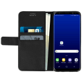 Miniatyrbillede 3 af 4: Wallet Flip Case Cover til Samsung Galaxy S8 Plus - Sort Svart