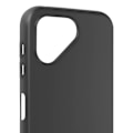 Pikkukuva 2 / 5: Kotelo Fairphone 5 -puhelimelle - AVIZAR - Silikoninen mattapinta - Musta - Suojaus naarmuilta ja iskuilta Svart