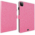 Miniatyrbillede 1 af 4: Folio-etui - AVIZAR - iPad Pro 11 2020 / iPad Air 2020 - Pink - Glitter - Videosupport Rosa