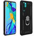 Miniatyrbild 1 av 4: Coque - AVIZAR - P30 Pro - Bi-material - Hållring - Svart videostöd Svart