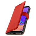 Pikkukuva 2 / 4: Samsung Galaxy A7 2018 Suojakotelo Folio Silikonikotelo Video-tuki Punainen
