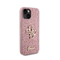 Pikkukuva 4 / 6: iPhone 15 - Guess Glitter Script Big 4G (GUHCP15SHG4SGP) - Vaaleanpunainen rosa