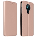 Miniatyrbillede 1 af 4: Taske til Nokia 5.3 - AVIZAR - Kortholder og Stand funktion - Rose Gold øko-læder Rose guld