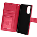 Miniatyrbild 1 av 5: Motorola Moto G52 och G82 Fodral Flip Wallet Video Support Handledsrem Fuschia fuchsia