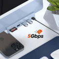 Miniatyrbild 3 av 4: Hub iMac 24'' USB-C 5 in 1 Satechi Blue
