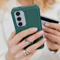 Miniatyrbillede 3 af 5: Cover til Samsung Galaxy S24 Ring Support Stødsikker mørkegrøn Grön
