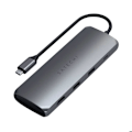 Pikkukuva 1 / 6: USB C - HDMI 4K - Hub, SSD Kiintolevy, 2 USB, Satechi USB C Harmaa tähtitaivas