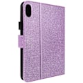 Pikkukuva 2 / 4: iPad Mini 2021 - Apple - Violet - Glitter - Video Tuki - Kortti Tasku Lila