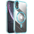Miniatyrbillede 1 af 6: Coque MagSafe til iPhone XR Bagglas Farve Blå Blå