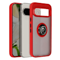 Miniatyrbillede 1 af 5: Coque til Google Pixel 9 og Pixel 9 Pro med rød videostøtte-ring Röd