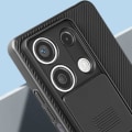 Miniatyrbillede 3 af 6: Taske til Xiaomi Redmi Note 13 5G - NILLKIN - Camshield - Stødsikker - Skydende kameracover - Sort Svart