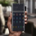 Miniatyrbild 4 av 4: Fodral till Samsung Galaxy S20 FE Translucent Flip Design Mirror Video Support Svart