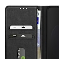 Pikkukuva 5 / 5: Oppo Reno 13 F / 13 FS Lompakkokotelo ja Videotuki Musta Svart