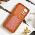 Pikkukuva 4 / 5: Xiaomi Redmi Note 11 ja 11s kotelo, pehmeä silikonikorttipidike Forcell Rose Gold Rose guld