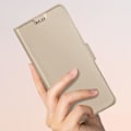Miniatyrbillede 4 af 6: Etui til Samsung Galaxy A25 5G - AVIZAR - Slankt gulddesign - Gul - Halvstivt - Syntetisk Gul